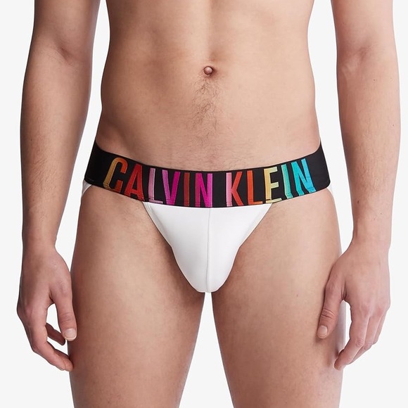 Calvin Klein Men's White Jockstrap (Pride Collection) - Picture 6 of 7